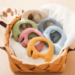 Baby Elephant Silicone Teether