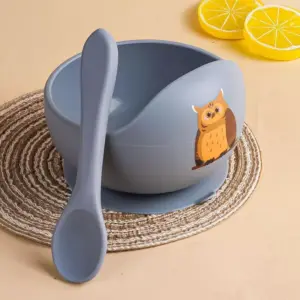 Children's Silicone Suction Cup Bowl