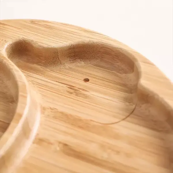 Wooden Baby Feeding Tableware Set