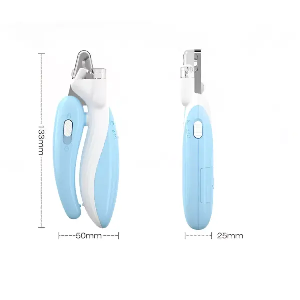 Pet Nail Clippers with LED Light – Electric Nail Grinder for Dogs and Cats