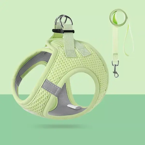 Reflective Cat & Dog Harness Leash Set