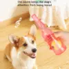 Floating Rubber Tennis Bottle Dog Toy – Stress Reliever & Bite Resistant