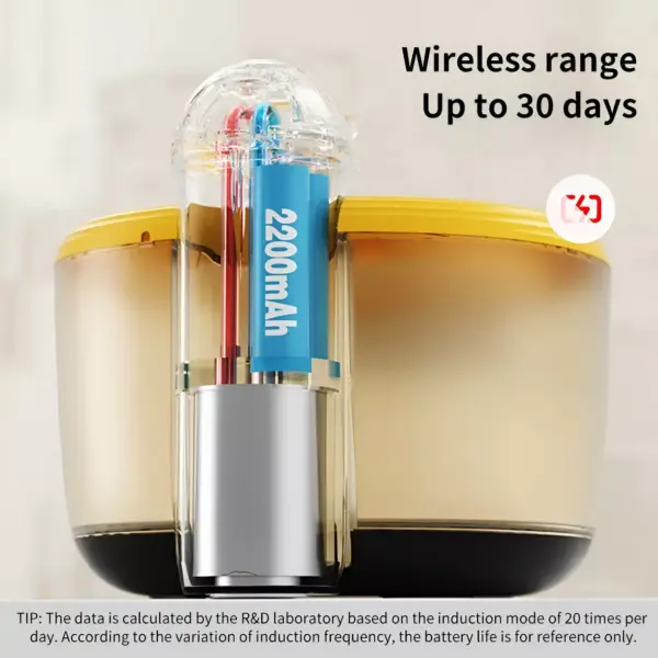 2.2L Wireless Cat Water Dispenser with Smart Sensor and Mute Operation