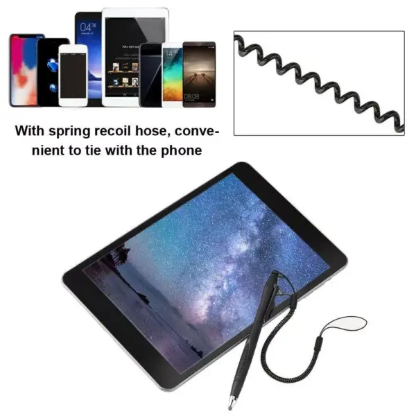 Universal High-Sensitivity Stylus Pen (2pcs) for Tablets - Fine Tip for Smooth Writing & Drawing