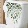Green Plant Leaves Flower Wall Sticker
