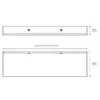102784-2f5874.webp Modern Matte Black Wall-Mounted Aluminum Shelf for Bathroom & Kitchen Storage