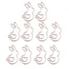 Cute Rabbit-Shaped Metal Paper Clips
