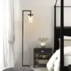 103463-6c3253.webp Elegant Nordic-Inspired Metal LED Floor Lamp with Glass Shade