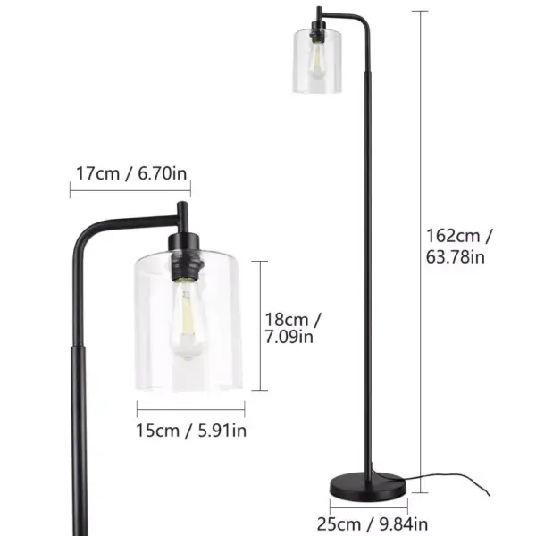 103463-95eae8.webp Elegant Nordic-Inspired Metal LED Floor Lamp with Glass Shade