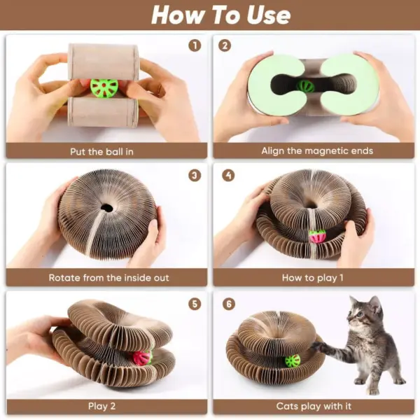95570-a6b4ce.webp Magic Foldable Cat Scratch Board with Bell