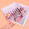 96151-69fc11.webp 12-Piece Pink Makeup Brush Set for Foundation, Powder, Blush & Eyeshadow