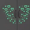 Glow-in-the-Dark Heart Wall Stickers