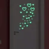 Glow-in-the-Dark Heart Wall Stickers