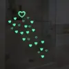 Glow-in-the-Dark Heart Wall Stickers