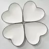 Chic Heart-Shaped Ceramic Plate
