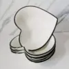Chic Heart-Shaped Ceramic Plate