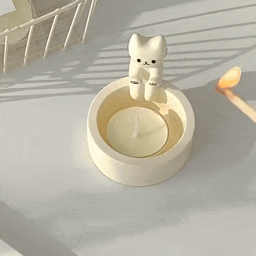 1 Adorable Cat Paw Candle Holder