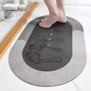 Ultra-Absorbent, Non-Slip, Quick-Drying Bath Mat for Bathroom and Kitchen
