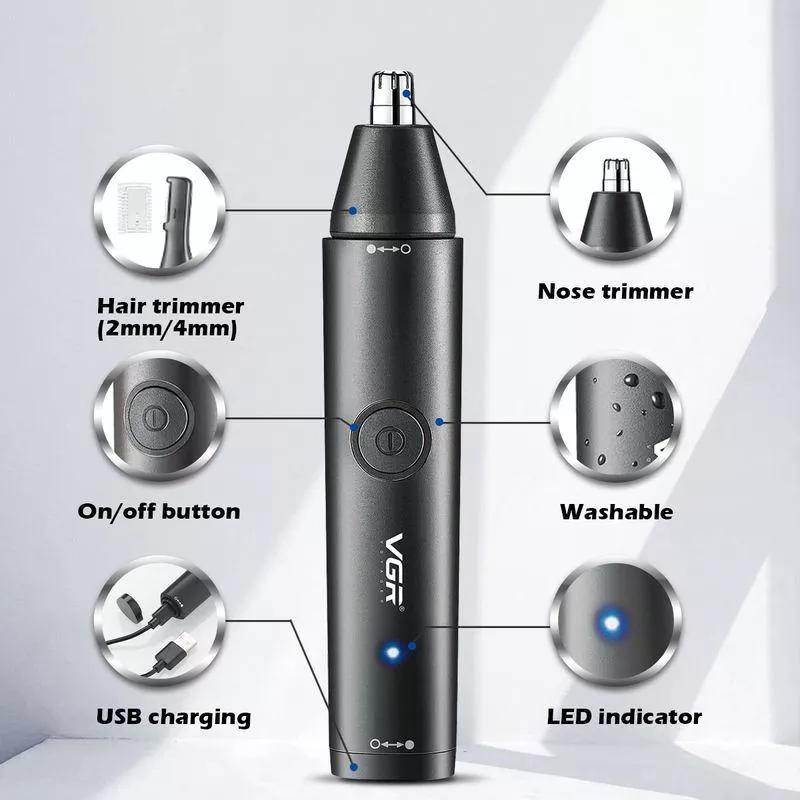 2-in-1 Professional Electric Nose & Hair Trimmer