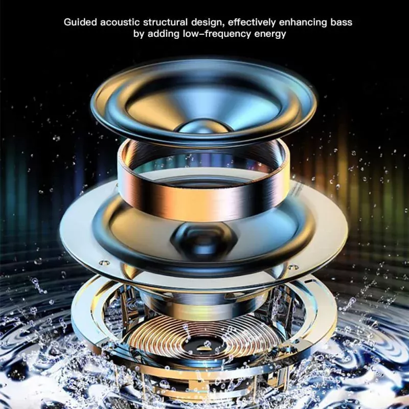 Creative Jellyfish Bluetooth Speaker with RGB Lighting and 2000mAh Battery