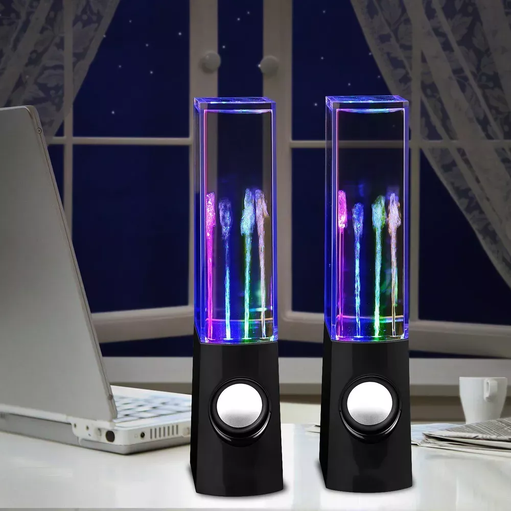 6802478636 Water Dancing LED Fountain Light Speakers
