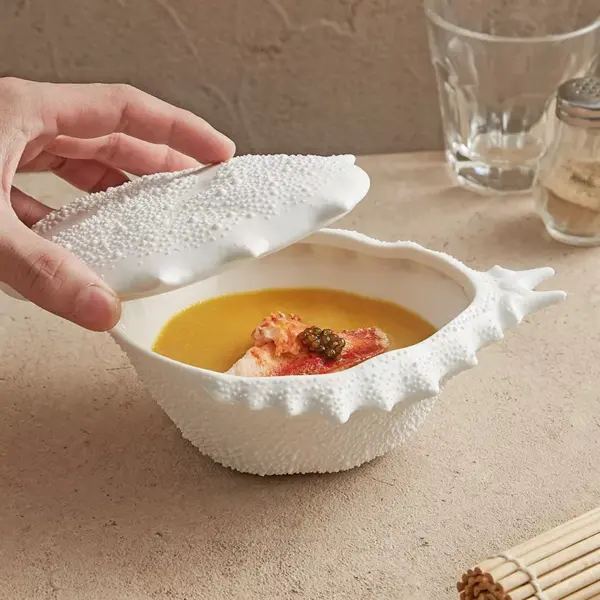 Crab-Shaped Ceramic Bowl