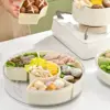 Round Divided Snack Tray