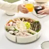 Round Divided Snack Tray
