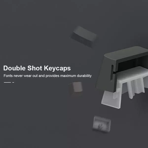 136-Key Gradient PBT Double Shot Backlit Keycaps for MX Mechanical Keyboards