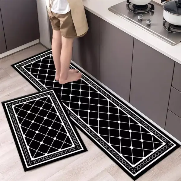 106740-fb1048.webp Geometric Polyester Kitchen Rug