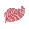 106794-addc50.webp Elegant Nordic Leaf Design PVC Placemat - Water Resistant, Non-slip Kitchen Table Mat