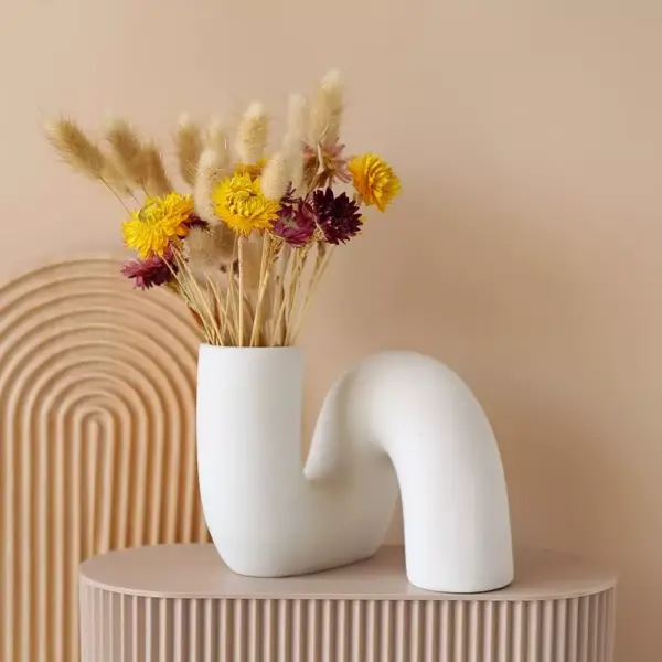 Contemporary Abstract Ceramic Vase