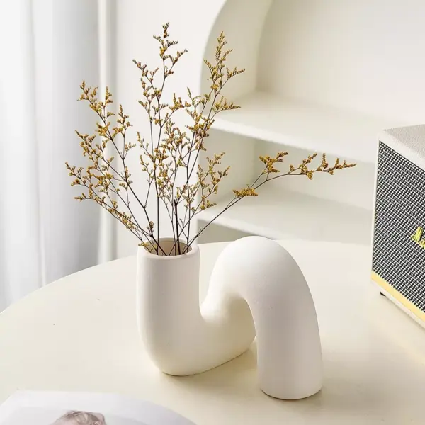 Contemporary Abstract Ceramic Vase