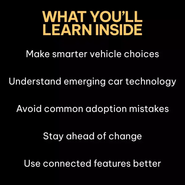 Navigating Tomorrow's Car Trends – Future Car Trends Guide for Electric, Autonomous & Connected Vehicles | Automotive Innovation Digital Download