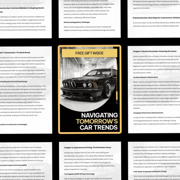 Navigating Tomorrow's Car Trends – Future Car Trends Guide for Electric, Autonomous & Connected Vehicles | Automotive Innovation Digital Download