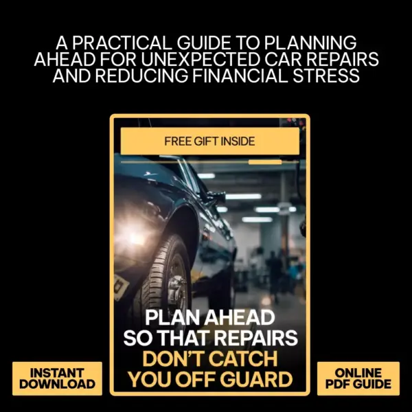 Plan Ahead So That Repairs Don’t Catch You Off Guard – Practical Guide on how to plan for unexpected car repairs | Smart Car Budgeting Digital Download