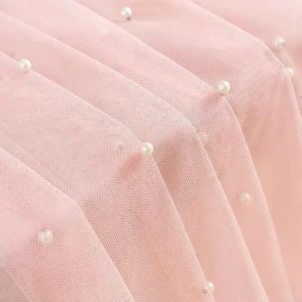 111894-4d48f6.webp Elegant Pink Pearl Mesh 10FT Table Runner