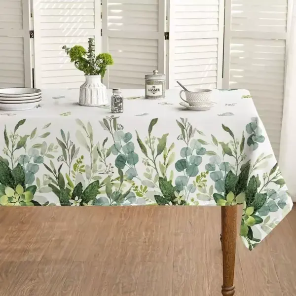 112100-59d2fa.webp Elegant Spring Eucalyptus Waterproof Tablecloth for All Occasions