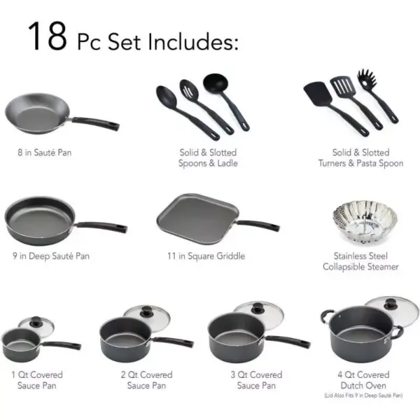 112590-0270bc.webp 18-Piece Complete Kitchen Nonstick Cookware Set