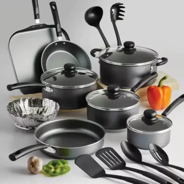 112590-a96136.webp 18-Piece Complete Kitchen Nonstick Cookware Set
