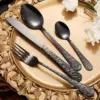 111763-ab1736.webp Best 24 Piece Elegant Golden Cutlery Set