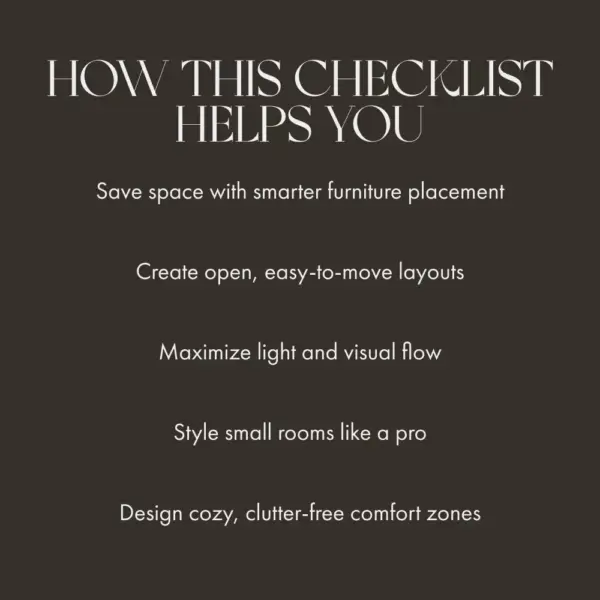 Laying Out Furniture in Small Living Rooms | Space-Saving Layout Guide, Small Apartment Furniture Arrangement eBook, Digital Download for Cozy Homes