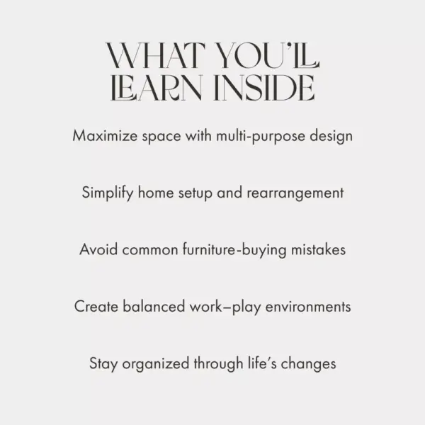 How to Use Furniture that Adapts to Different Functions | Digital Home Design Guide for Small Spaces, Multi-Purpose Living, and Smart Interiors