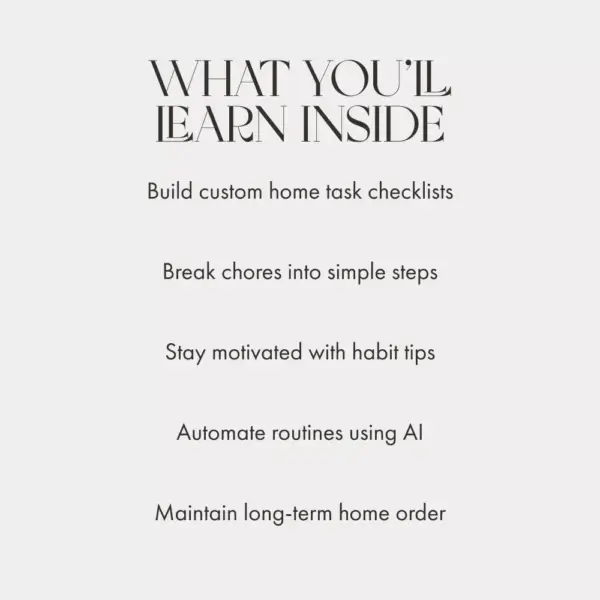 113439-3239b7.webp The Power of a Home Checklist | Digital Productivity Guide for Home Organization, Cleaning, and Routine Planning | Printable & Downloadable eBook for Busy Homeowners