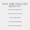 The Kitchen Counter Cleaning Checklist | Digital Download for Sparkling Surfaces | How to Keep Your Kitchen Counters Clear eBook & Printable Guide