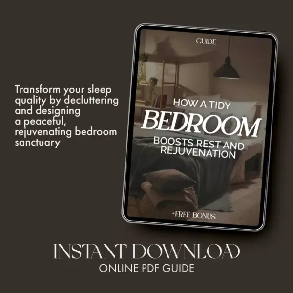 113698-c3f516.webp How a Tidy Bedroom Boosts Rest and Rejuvenation | Digital Guide for Better Sleep, Calm Spaces & Decluttering Habits | How Tidy Bedroom Improves Rest