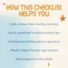 Baby Bottle Refusal Rescue | Printable Baby Feeding Checklist | Digital Download | Gentle Step-by-Step Guide for What to Do When Baby Refuses Bottle