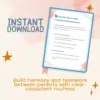 113873-af3517.webp Checklist: How to Build Consistency Between Parents | Printable Co-Parenting Guide for Unified Routines, Rules, and Communication | Digital Download for Families and Co-Parents