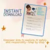 113936-189514.webp Smart Start: Kids & AI Safety Checklist | Digital Download Guide for Parents | When Should Kids Start Learning to Use AI Safely | Printable Family Tech Education Resource