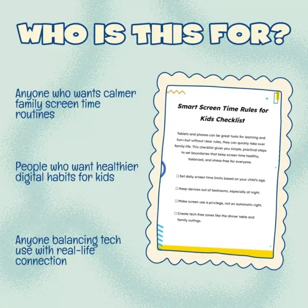 113978-167684.webp Smart Screen Time Rules for Kids Checklist | Digital Parenting Guide | Printable Family Tech Rules eBook for Healthy Screen Time